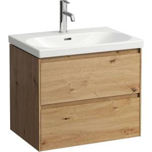Laufen Lani - Шкаф за мивка, 64x44x52 cm, 2 чекмеджета, дъб H4035421122671 (H4035421122671)