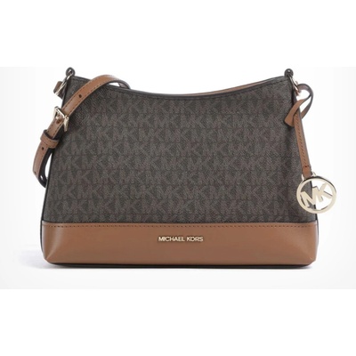 Michael Kors Crossbody kabelka Andie logo brown hnědá