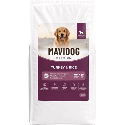 MAVIDOG PREMIUM Adult - Sensitive Turkey & Rice 15 кг