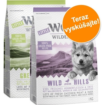 Wolf of Wilderness Junior Junior kačacie + jahňacie 2 x 1 kg