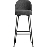 WOOOD Светлосин кадифен бар стол (височина на седалката 79 cm) Vogue - WOOOD (800293-MO)