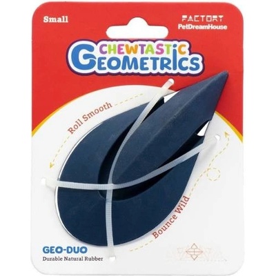 PetDreamHouse guma Chewtastic Geometrics Geo Duo tmavě modrá 11 cm