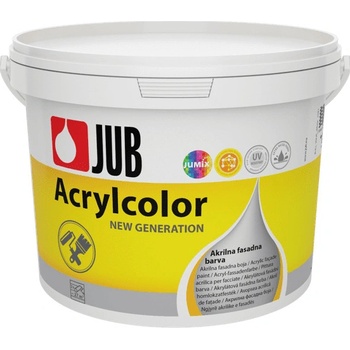 JUB ACRYLCOLOR - akrylátová fasádna farba - biela - 1001 - 5 L