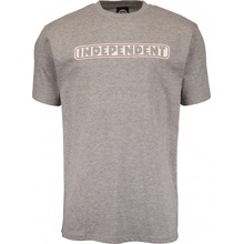 Independent triko Bar Logo T-Shirt Dark Heather