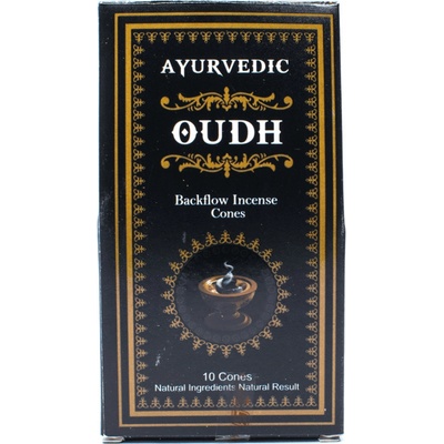Ayurvedic Oudh indické vonné františky tekoucí dým 10 ks – Zboží Dáma
