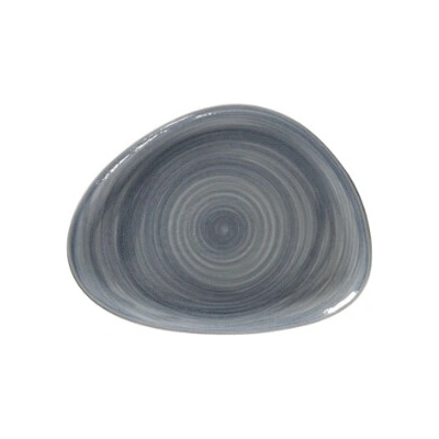 RAK Spot talíř mělký 32,5 x 25 cm, šedomodrý RAK-SJDFLFP32