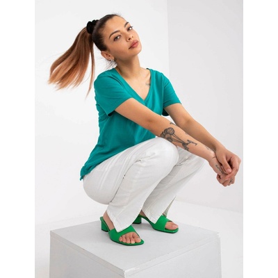 T shirt TW TS 1002.28X dark green tyrkysová