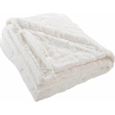 Douceur d'intérieur Plyšová deka z umělé kožešiny NATURAL béžová 125x150