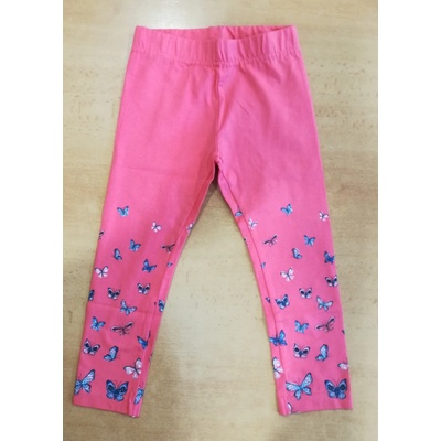 Dívčí legíny Topo in Fashion motýl lososová