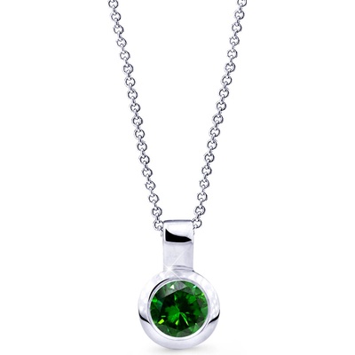 Cutie Diamonds prívesok z bieleho zlata so smaragdom DZ8005 40 SM X 2