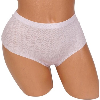 Бледолилава дантелена прашка с висока талия