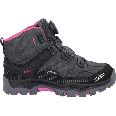 CMP Детски туристически обувки CMP Kid's Kiruna Mid Fitgo Trekking Shoes WP Walking boots - Antracite / Festival - размер 38 (EU) (702-3743-0121)