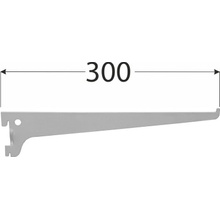 Velano lišta systémová konzolová jednoduchá WSS 300mm šedá