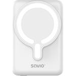SAVIO Powerbank Savio BA-13 10000 mAh Wireless бял (BA-13)