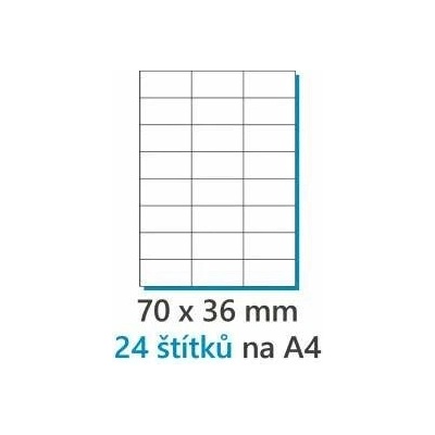 Etikety univerzálne 297x420mm Agipa A3 100 hárkov