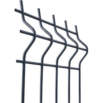 neuvedená Zváraný plotový panel 3D ZnPVC 2500x1230x5mm antracit