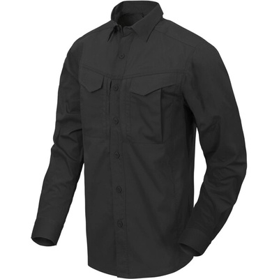 Helikon-Tex Риза DEFENDER Mk2 с дълъг ръкав - PolyCotton Ripstop - черен (KO-DF2-PR-01)