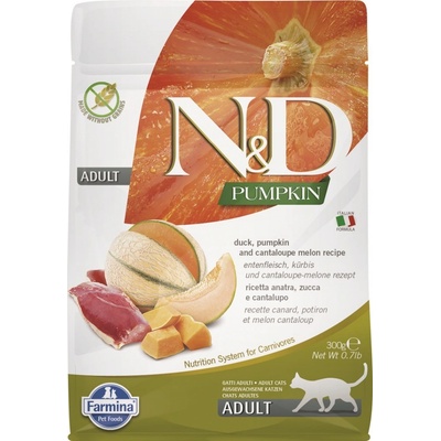 N&D GF Pumpkin CAT Duck & Cantaloupe melon 300 g