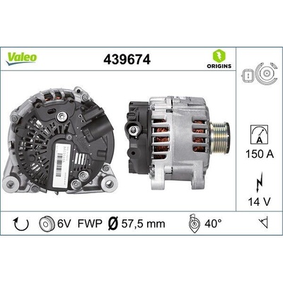 generátor VALEO 439674 439674