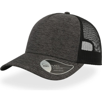 Atlantis Headwear Rapper Melange Trucker 5 panelová COT33019567099-dark grey Šedá tmavá