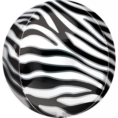Amscan Fóliový balónek kulatývzor-Zebra 40 cm