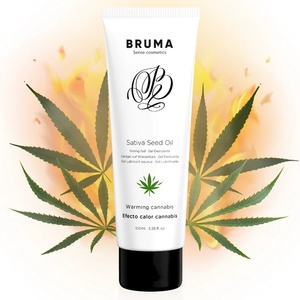 Затоплящ лубрикант, вълшебен канабис - Bruma Cannabis Flavor Gel 100ml (D-236037)