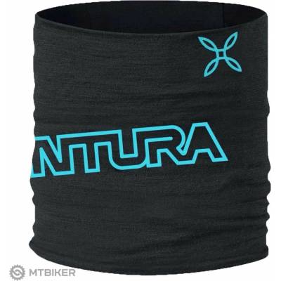 Montura Merino nákrčník čierna/tyrkysová