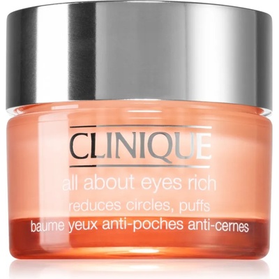 Clinique All About Eyes Rich хидратиращ крем за очи против отоци и тъмни кръгове 30ml