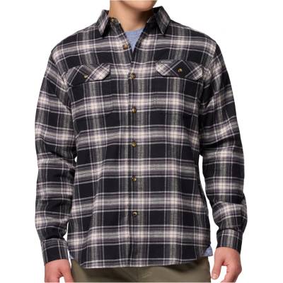 Columbia Мъжка риза с копчета Columbia Flare Gun Stretch Flannel Shirt - Black / Two Lane Tartan (033-1792-1213)