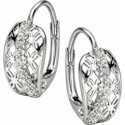 Zlaton Náušnice žluté zlato s ornamentem 2.30g 000450909199