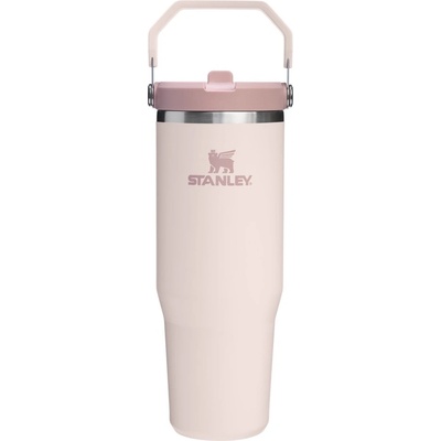 STANLEY Светлорозов термос от неръждаема стомана 890 ml IceFlow Flip Straw 2.0 Tumbler Rose Quartz - Stanley (100000108389)