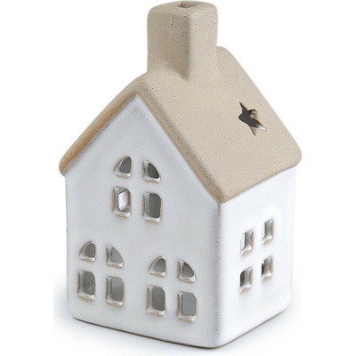 Prima-obchod Keramická chaloupka / domeček na svíčku, barva bílá – Hledejceny.cz