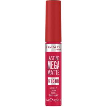 Rimmel Lasting Mega Matte Liquid Lip Colour дълготрайно матово течно червило 7.4 ml нюанс Fuchsia Flush