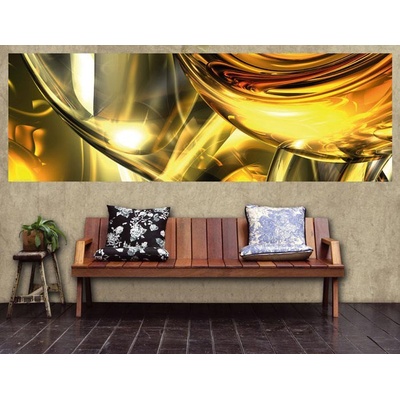 Dimex M-457 vliesová fototapeta na zeď Golden Wires, rozměry 330 x 110 cm