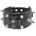 Leather & steel fashion гривна spikes skull cross - lsf1 121