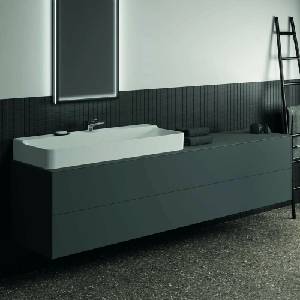 Ideal Standard Atelier Conca стенен шкаф за монтаж на стена, антрацит мат, с 4 чекмеджета, 240 см (T4336Y2)