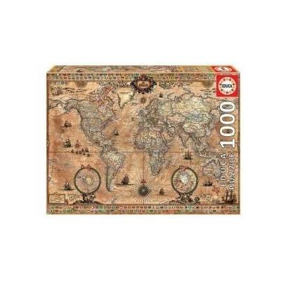 Educa Пъзел Educa Карта на Света (1000 pcs)
