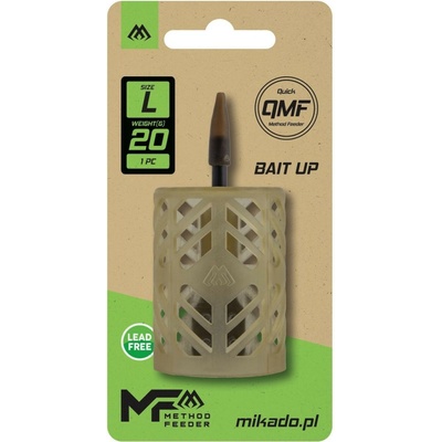 Krmítko Mikado Bait Up Feeder Q.M.F. Vel. L Hmotnost 20gr