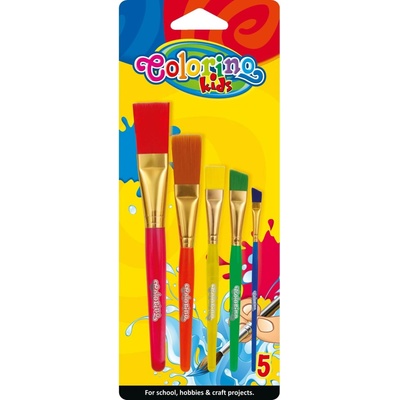 Colorino Kids štetce na maľovanie 5 ks JUMBO