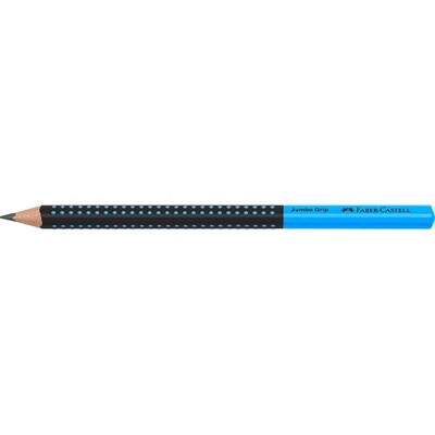 Faber-Castell Grip Jumbo триъгълен двуцветен черен/син графитен молив HB FC511910 (FC511910)