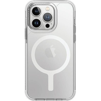 Uniq Кейс Uniq Combat за iPhone 15 Pro Max 6.7"", съвместим с MagSafe, прозрачен / бял (KXG0074683)
