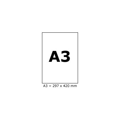 Rayfilm R01191123A biele A3 100 list.