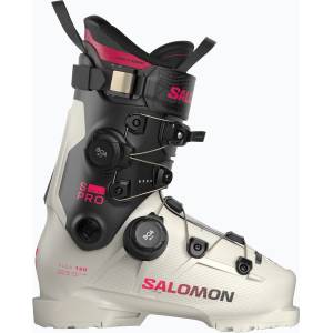 Salomon Мъжки ски обувки Salomon S/Pro Supra Dual Boa 130 gray aurora/black/raspberry Ски обувки