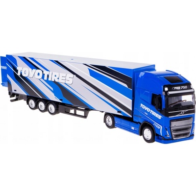 Bburago Volvo FH16 Globetrotter 750 XXL Trailer Toyo Tires 1:43