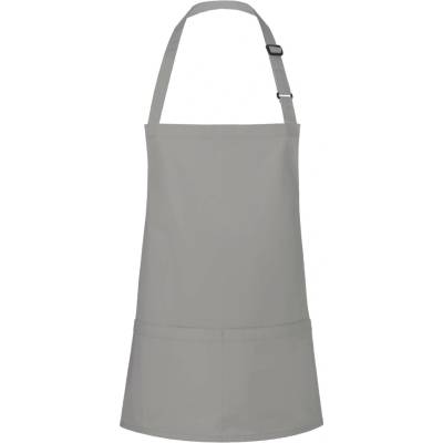 Karlowsky Krátká gastro zástěra KY123 Basalt-Grey 75x60cm