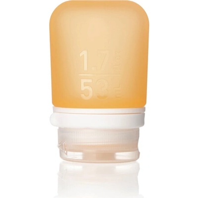 humangear GoToob+ Силиконова бутилка за пътуване / контейнер 53 ml оранжев (072612)