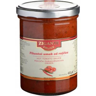 Zigante Pikantná paradajková omáčka 400g