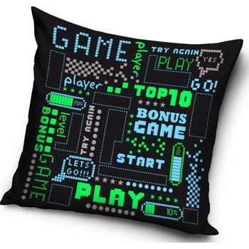 Javoli vankúš z polyesteru Gamer 40x40