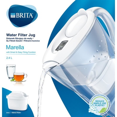 BRITA Marella Cool Memo bílá 2,4 l + 1 ks filtr Maxtra +