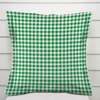 Biante Sandra s lemom SA-058 Zeleno-biele kocky 50 x 60 cm